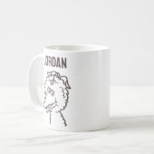 Mug Rue Sésame | Oiseaux | Ajouter Votre Nom (Devant gauche)