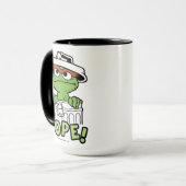 Mug Rue Sésame | Oscar le Grouch Nope! (Devant gauche)