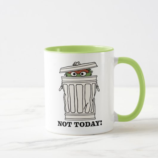 Mug Rue Sésame | Oscar le Grouch Pas aujourd'hui! (Droite)