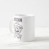 Mug Rue Sésame | Oscar le Mouchard | Ajoutez votre nom (Devant gauche)