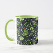 Mug Rue Sésame | Oscar the Grouch Phrase Motif (Gauche)