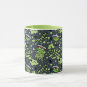 Mug Rue Sésame | Oscar the Grouch Phrase Motif (Centre)
