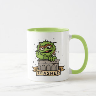 Mug Rue Sésame   Oscar the Grouch Trashed