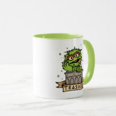 Mug Rue Sésame | Oscar the Grouch Trashed (Devant droit)