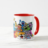 Mug Rue Sésame | Portrait du groupe Pals sésame (Devant droit)