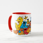 Mug Rue Sésame | Portrait du groupe Pals sésame (Devant gauche)