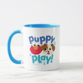 Mug Rue Sésame | Puppy Play Elmo & Tango (Gauche)