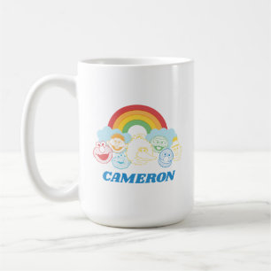 Mug Rue Sésame   Rainbow Graphic   Ajouter Votre Nom