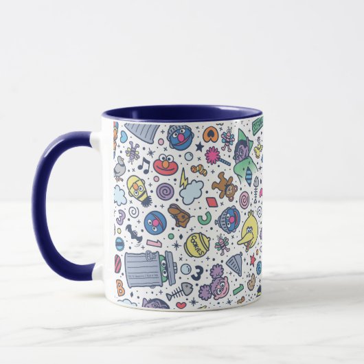 Mug Rue Sésame | Sesame Pals DoodMotif (Gauche)