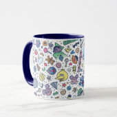 Mug Rue Sésame | Sesame Pals DoodMotif (Devant gauche)
