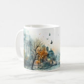 Mug Rue, Ville, Lanterne Et Pluie (Devant gauche)