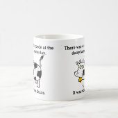 Mug Ruée drôle à la plaisanterie de vache à chaos de (Centre)