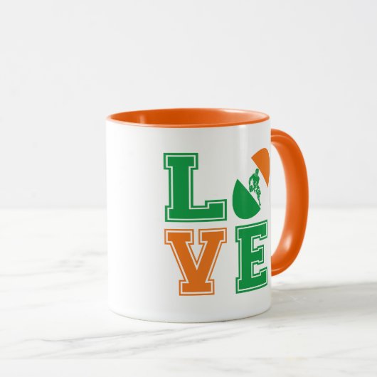 Mug Rugby d'Irlande (Devant droit)