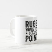 Mug Rugby Tentative Vous Donne Des Points - Drôle Cade (Devant gauche)