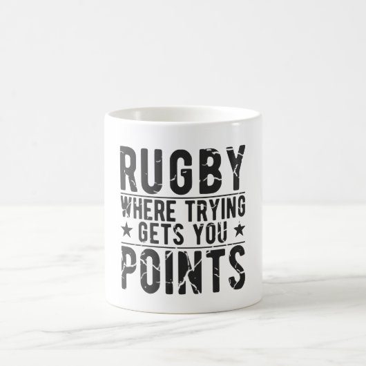 Mug Rugby Tentative Vous Donne Des Points - Drôle Cade (Centre)