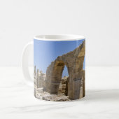 Mug Ruines antiques grecques à Chypre voyage (Devant gauche)