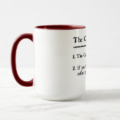 Mug Rules de capitaine (Gauche)