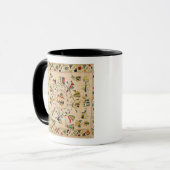 Mug Rumal : couverture carrée de broderie montrant le (Devant gauche)