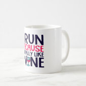 Mug Run Wine (Devant droit)