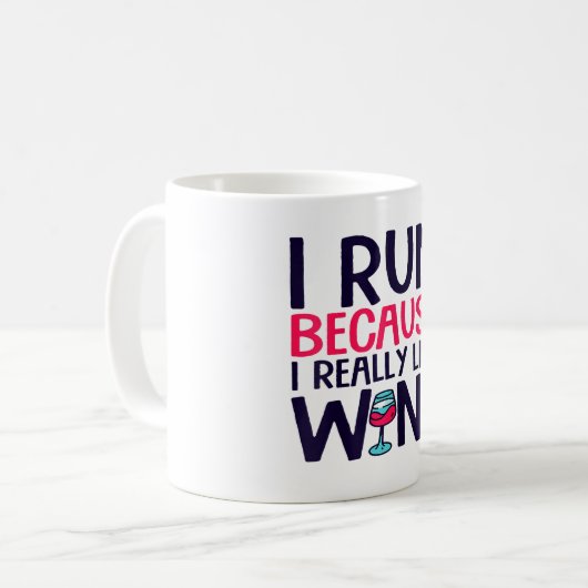 Mug Run Wine (Devant gauche)