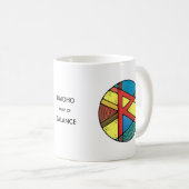 Mug Rune Art Nouveau Raidho – ÉQUILIBRE ! (Devant droit)