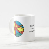 Mug Rune Art Nouveau Raidho – ÉQUILIBRE ! (Devant gauche)