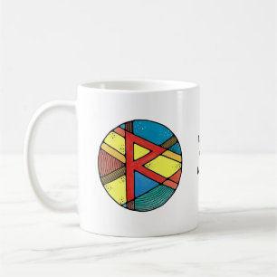 Mug Rune Art Nouveau Raidho – ÉQUILIBRE !