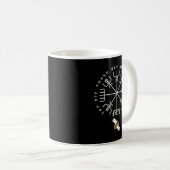 Mug Rune Et Corbeau Vegvisir Viking (Devant droit)