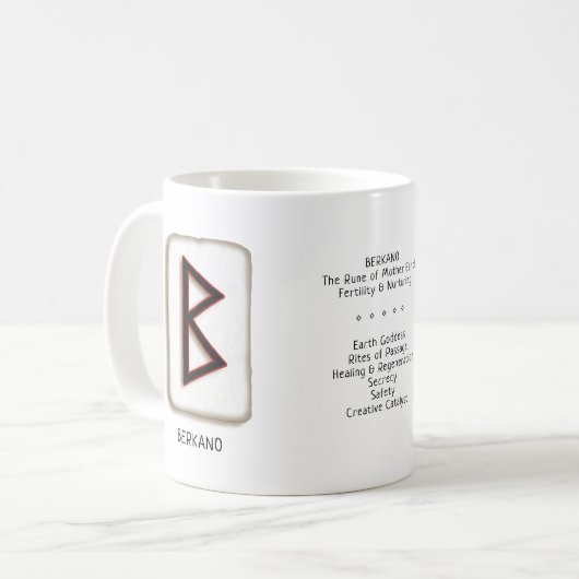Mug RuneStone Berkano (Devant gauche)
