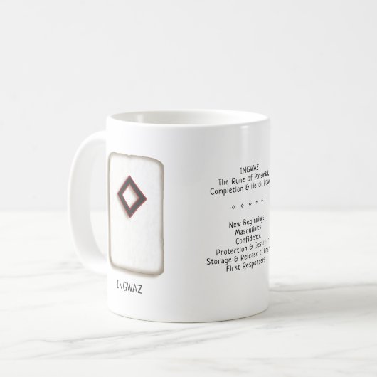Mug RuneStone Ingwaz (Devant gauche)