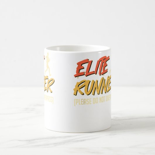 Mug Running Elite Runner Please Do Not Pass Funny Mara (Centre)