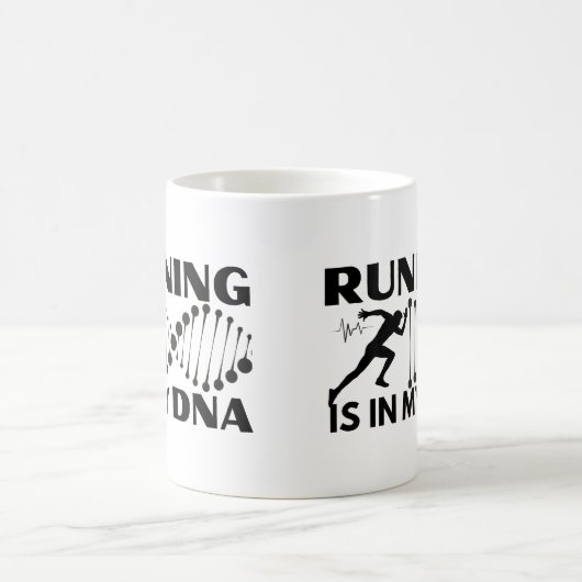 Mug Running Est Dans Mon ADN (Centre)