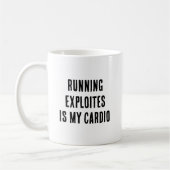 Mug Running Exploits Is My Cardio Funny Ethical Hacker (Gauche)