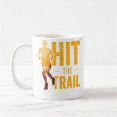 Mug Running In Woods Trail Running Runner Jogging Jogg (Gauche)