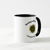 Mug Running maintains my sunny personality (Devant droit)