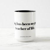 Mug Running quote (Centre)