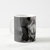 Mug Running Rhinoceros : Wild Animal Portrait. (Devant gauche)