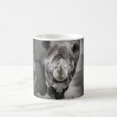 Mug Running Rhinoceros : Wild Animal Portrait. (Centre)