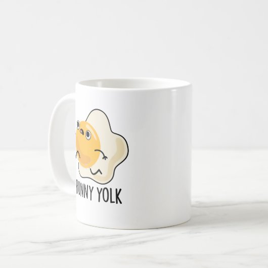 Mug Runny Yolk Funny Food Egg Pun (Devant gauche)