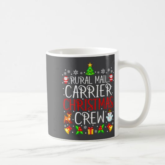 Mug Rural Mail Carrier Christmas Crew Matching Xmas Ma (Droite)