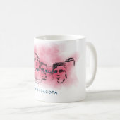 Mug Rushmore South Dacota National Memorial Drawing Co (Devant droit)