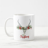 Mug Russe Pays Reindeer Crâne & Garland Noël (Gauche)