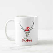 Mug Russe Pays Reindeer Crâne Santa Hat Noël (Gauche)
