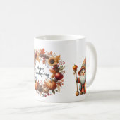 Mug Russe Thanksgiving Citrouille Aquarelle Automne (Devant droit)