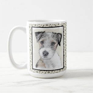 Mug Russell Terrier Peinture rugueuse - Art Chien orig