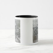 Mug Russie centrale neigeuse et brumeuse montrant Ob R (Centre)