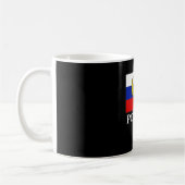 Mug Russie Emblème drapeau Fédération de Russie Nation (Gauche)