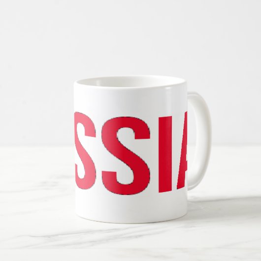 Mug Russie Fédération de Russie Poutine Union soviétiq (Devant droit)