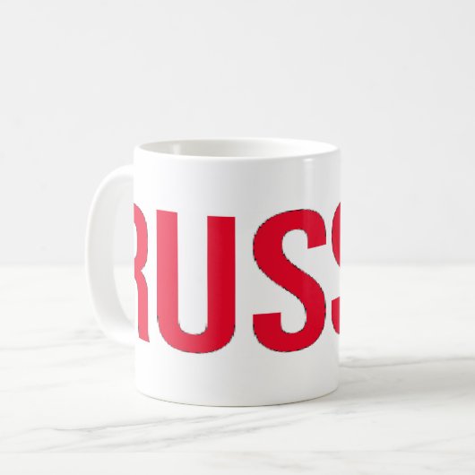 Mug Russie Fédération de Russie Poutine Union soviétiq (Devant gauche)