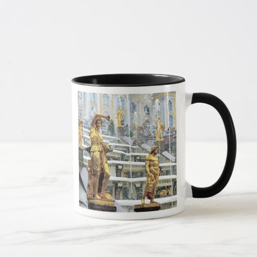 Mug Russie, Saint-Pétersbourg, Peterhof, Samson et (Droite)